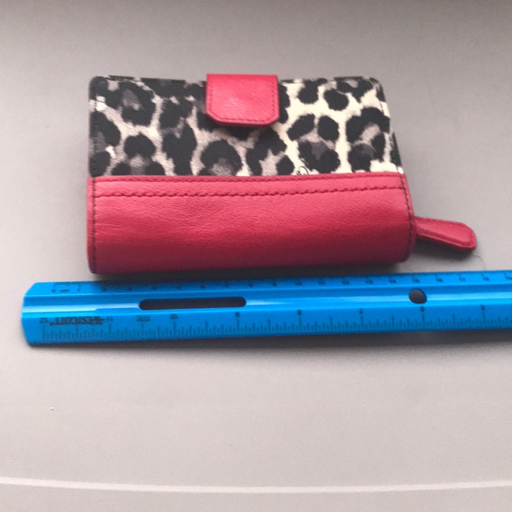 Leopard coach wallet!!